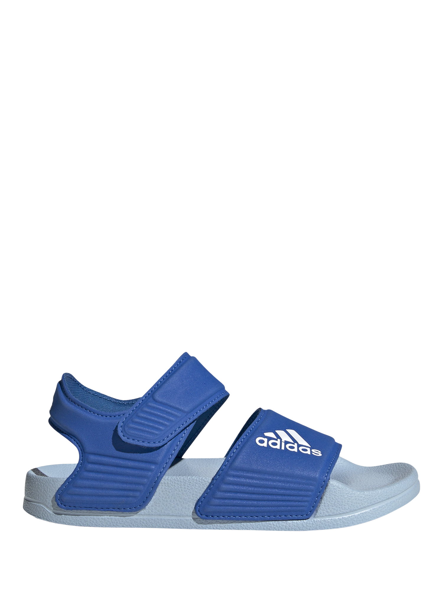 Product image 1 of 7, which shows adidas Kids' Adilette Open Toe Sandals, Royal Blue, 1