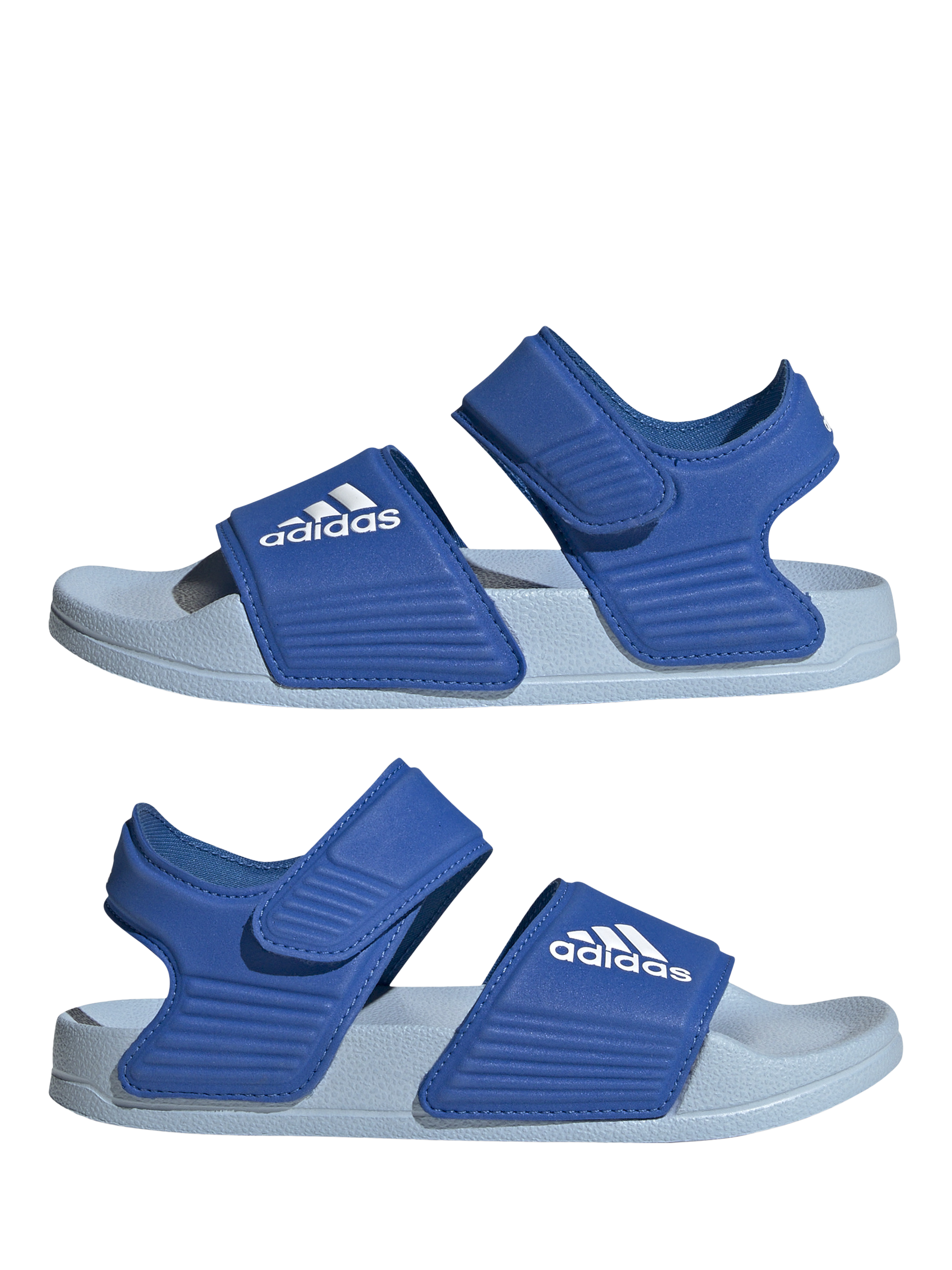 Product image 7 of 7, which shows adidas Kids' Adilette Open Toe Sandals, Royal Blue, 1