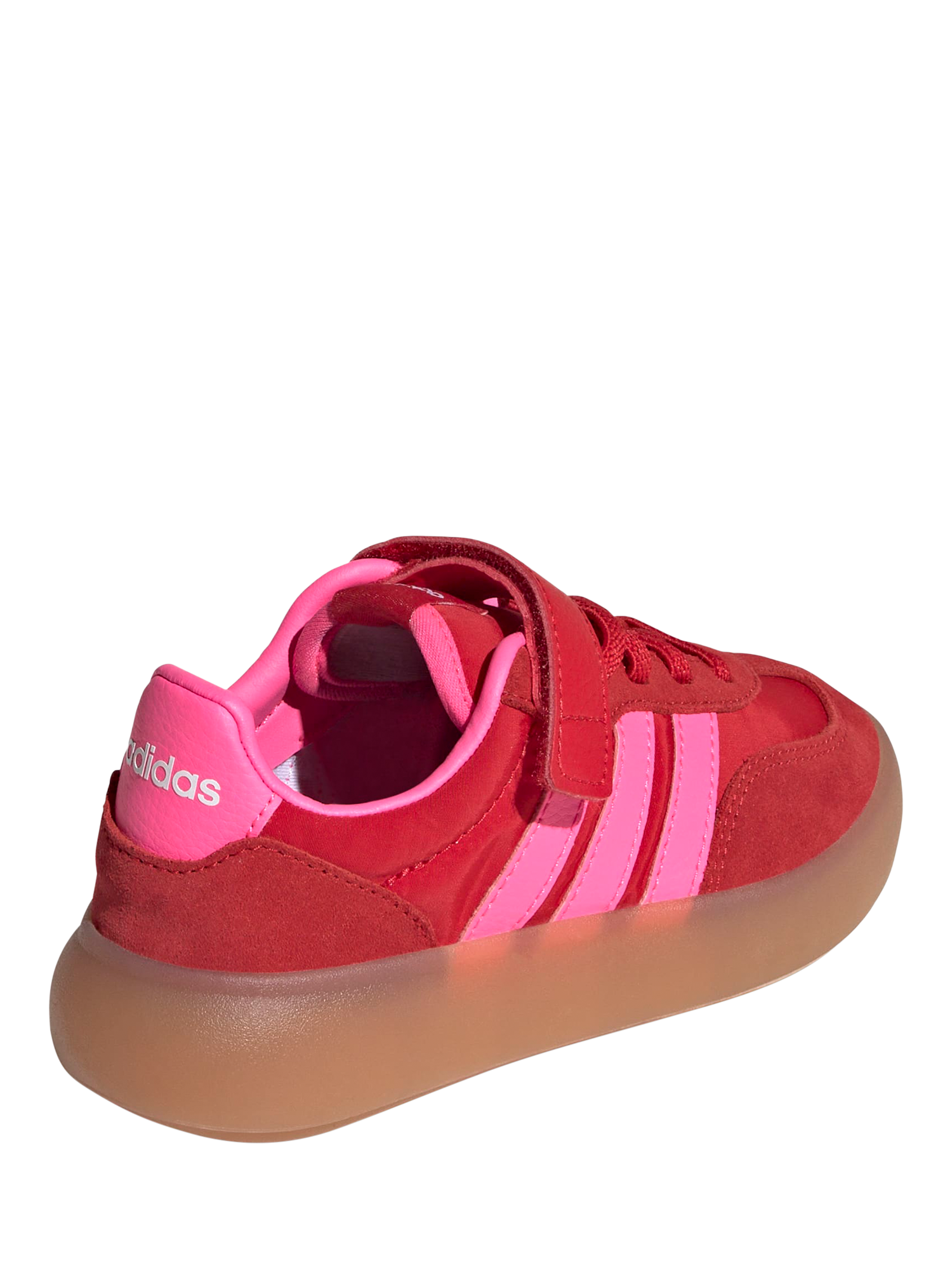 Product image 6 of 7, which shows adidas Kids' Barreda Decode Lace-Up Trainers, Red/Pink, 10 Jnr