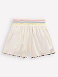 Mini Boden Kids' Cotton Pull-On Embroidered Shorts
