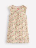Mini Boden Kids' Floral Short Sleeve Nightdress, Multi/Flowerbed