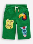Mini Boden Kids' Cotton Animal Jersey Shorts