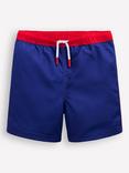 Mini Boden Kids' Drawstring Swim Shorts, Rainbow