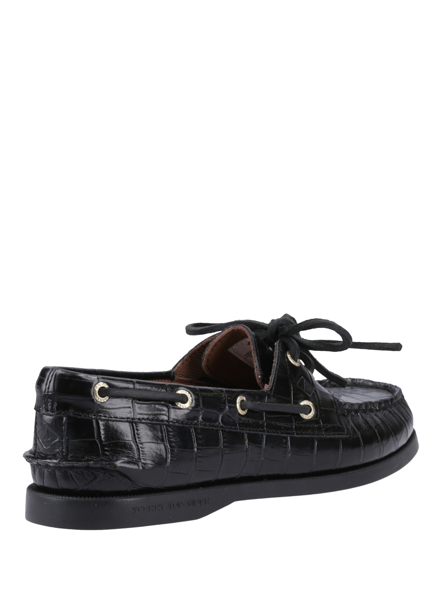 Product image 3 of 4, which shows Sperry Authentic Original 2 Eye Boat Shoes, Black, 2.5