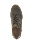 Gabor West Suede Lace Up Trainers, Olive
