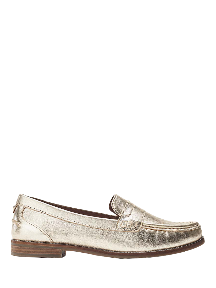 Moda in Pelle Ercilla Leather Loafers, Champagne