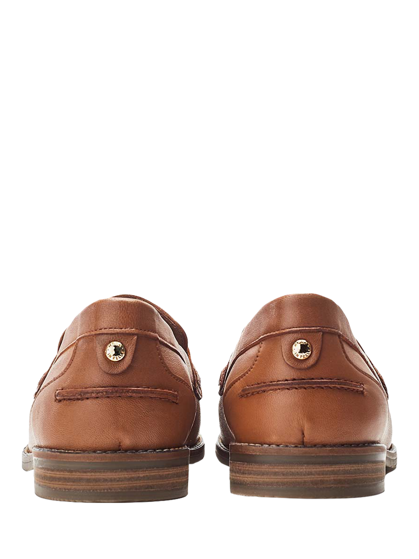Product image 3 of 4, which shows Moda in Pelle Ercilla Leather Loafers, Tan, 3
