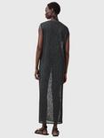 AllSaints Kaito Jacquard Sleeveless Maxi Dress