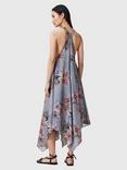 AllSaints Lil Floral V-Neck Loose Cotton Dress