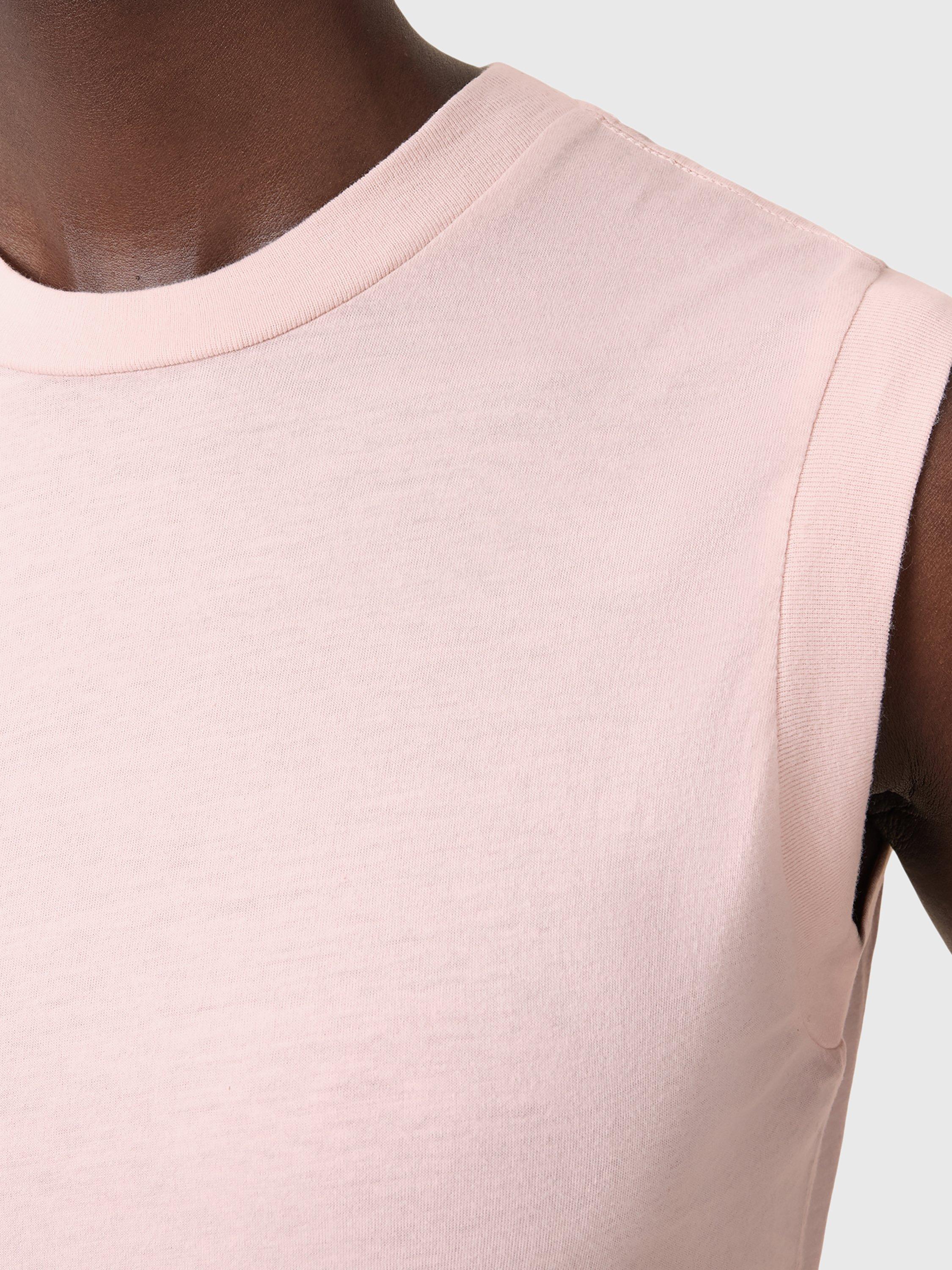 Product image 5 of 6, which shows AllSaints Imogen Organic Cotton Tank Top, Pink, XS