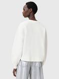 AllSaints Lyss Lila Print Sweatshirt, Chalk White