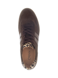 Gabor West Suede Lace Up Trainers, Brown/Multi