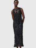 AllSaints Rye Floral Embroidered Sleeveless Dress