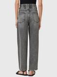 AllSaints Daisy Elasticated Barrel Jeans, Washed Grey