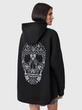 AllSaints Shkull Etienne Ultra Oversized Cotton Blend Hoody