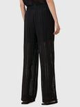 AllSaints Giana Crochet Trousers, Black