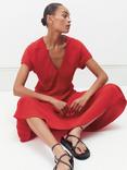 HUSH Grace Midi Dress, True Red