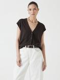 HUSH Button Knit Vest Top