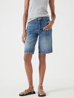 HUSH Boyfriend Denim Shorts, Light Blue Authentic, Light Blue Authentic