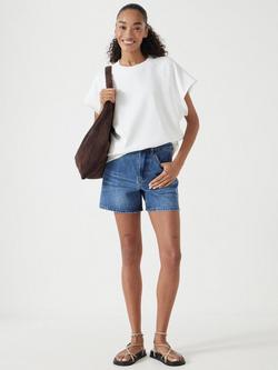 HUSH Essential Denim Shorts - view 2, Light Blue Authentic
