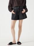 HUSH Larissa Denim Shorts, Washed Grey