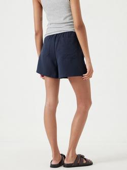 Hush Paloma Pull On Lyocell Jogger Shorts - view 2, Dark Navy