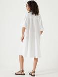 HUSH Seersucker Tie Front Beach Dress