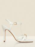Sosandar Snaffle Heeled Sandals, Ecru