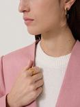 Jigsaw 24ct Gold Plated Dainty Loops Ring, Gold