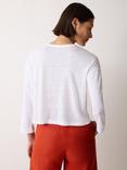 Jigsaw Henley Linen Top