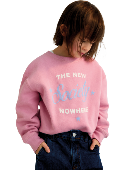The New Society Kids' Molly Sweatshirt, Dream Blush, Dream Blush