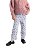 The New Society Kids' SmileyWorld Denim Trousers, Smiley Print
