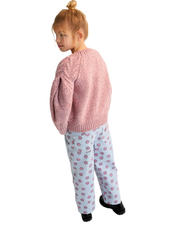 The New Society Kids' SmileyWorld Denim Trousers, Smiley Print - view 2, Smiley Print