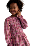 The New Society Kids' Adriana Dress, Dream Lush Check