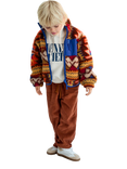 The New Society Kids' Nicol Corduroy Drawstring Trousers, Astral Earth