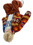 The New Society Kids' Nicol Corduroy Drawstring Trousers, Astral Earth