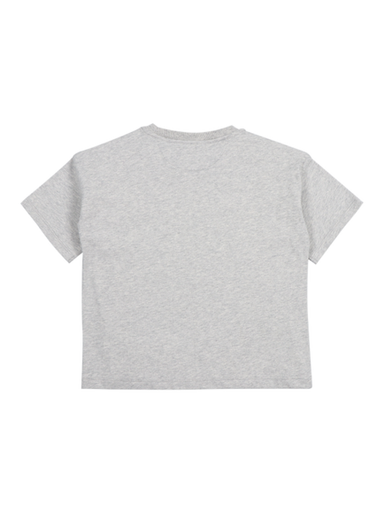 The New Society Kids' Cesar T-Shirt, Stellar Grey Melange - view 2, Stellar Grey Melange