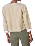 Pure Collection Boxy Linen Blend Jacket, Neutral