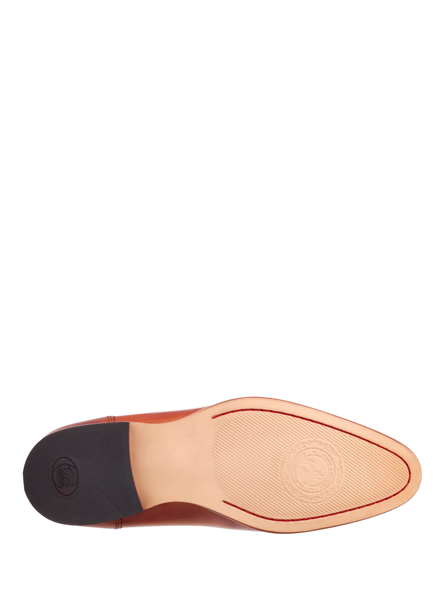 Product image 4 of 5, which shows Base London Russo Leather Horsebit Loafers, Tan, 7