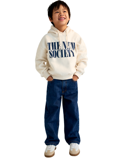 The New Society Kids' Wide Leg Pant, Blue Denim, Blue Denim