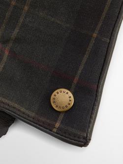 Barbour Scarlet Tartan Gloves - view 2, Brown/Multi