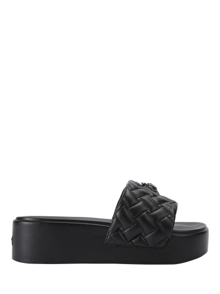Kurt Geiger London Meena Platform Slider Sandals, Black