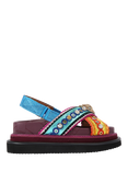 Kurt Geiger London Orson Cross Strap Flatform Sandals