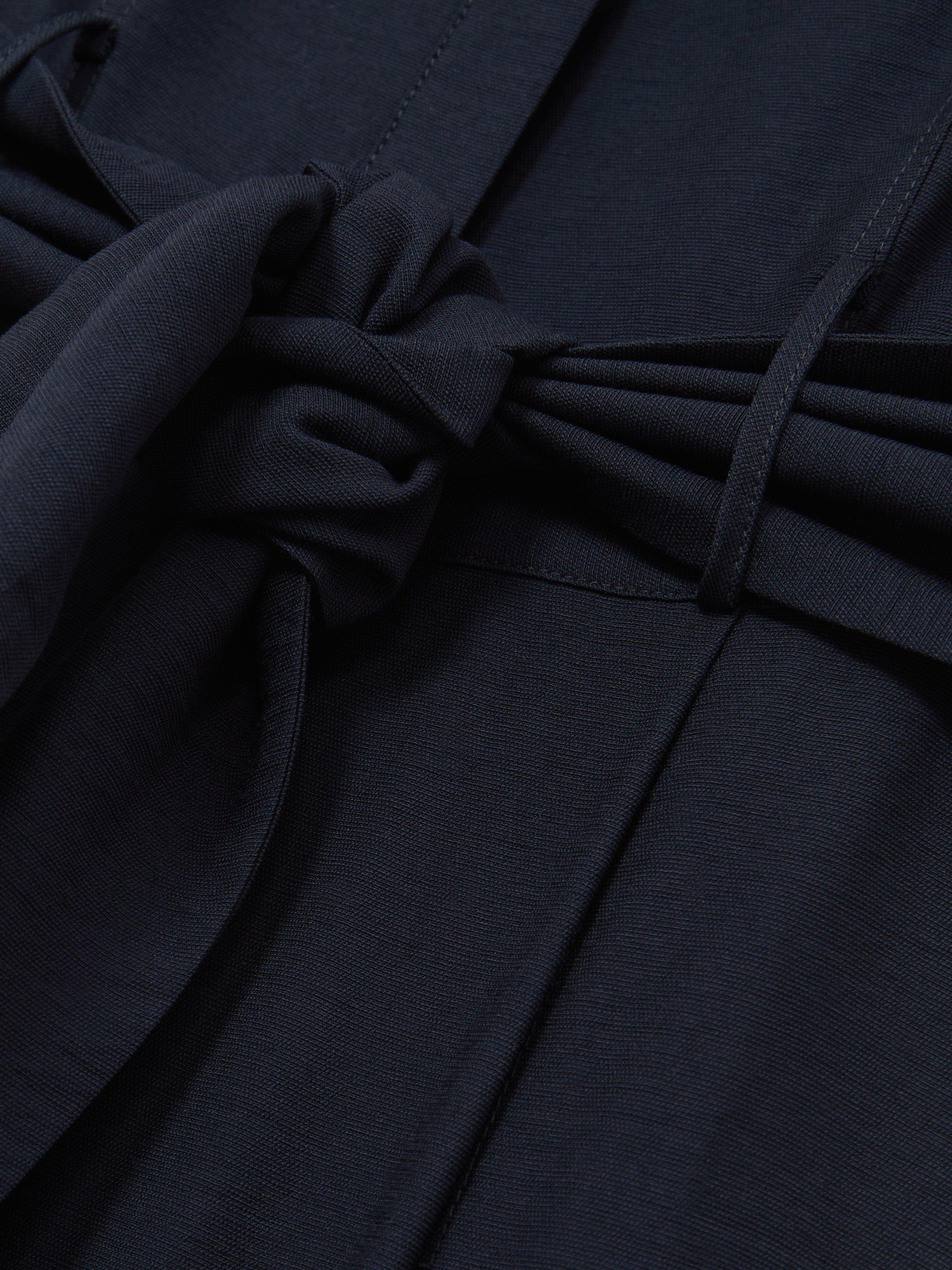 Product image 2 of 5, which shows Reiss Petite Raven Sleeveless Wide Leg Jumpsuit, Navy, 6Pt
