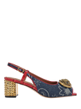 Kurt Geiger London Chelsea Open Toe Slingback Sandals, Gold Gold