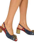 Kurt Geiger London Chelsea Open Toe Slingback Sandals, Gold Gold