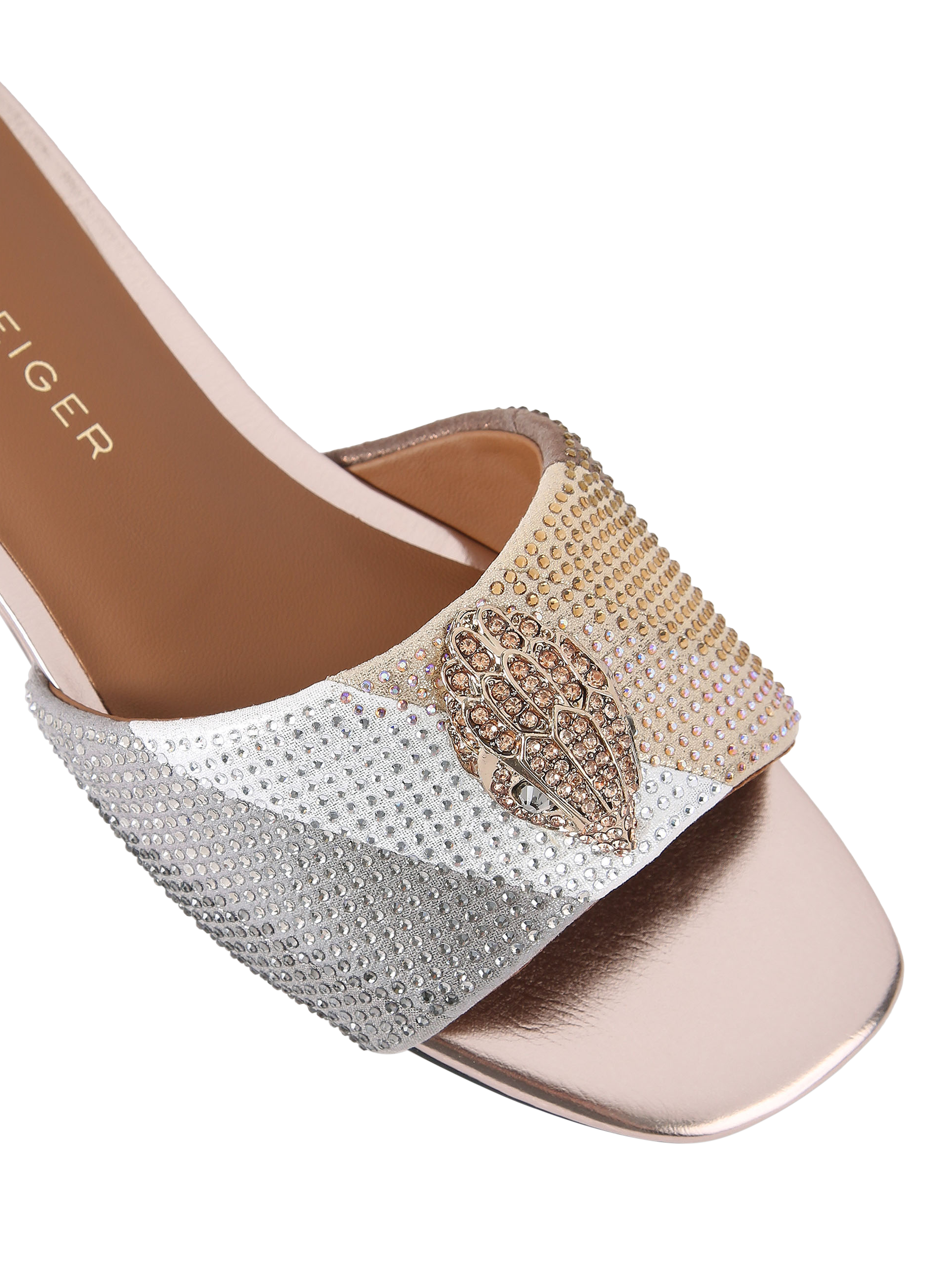 Product image 5 of 6, which shows Kurt Geiger London Kensington Flat Sandals, Multi, 3
