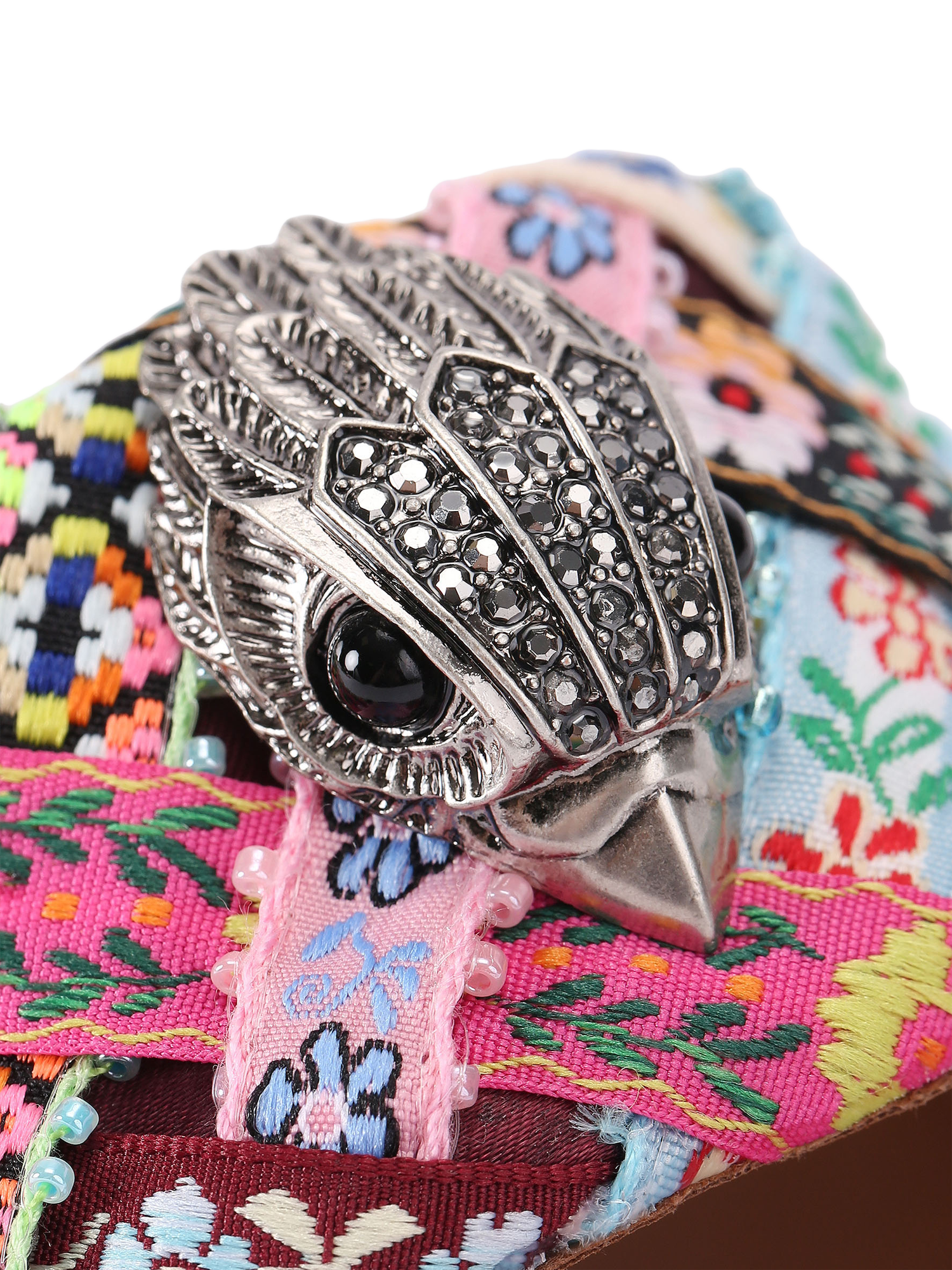 Product image 6 of 6, which shows Kurt Geiger London Kensington Flat Sandals, Multi Multi, 3