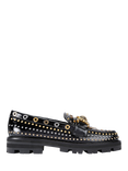 Kurt Geiger London Mansion Leader Studded Loafers, Black