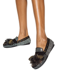 Kurt Geiger London Pom Pom Moccasins